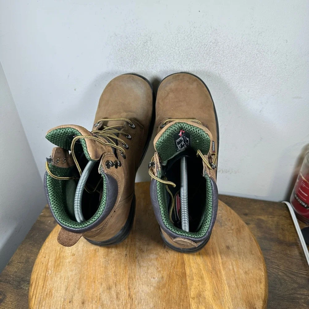 Red Wing King Toe 2240 Mens 8.5 E2 Brown Leather Waterproof Safety Work Boots
